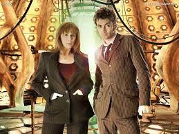 Catherine Tate and David Tennant from "Doctor Who" both appear in the skit.